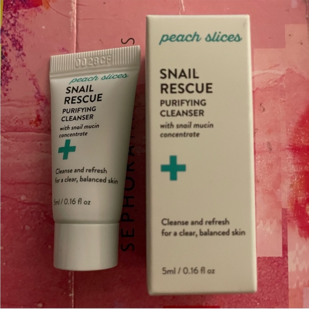 5 for $25! Peach Slices Snail Rescue Purifying Cleanser